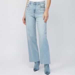 🪩HIDDEN STRAIGHT LEG STUDDED JEANS🪩